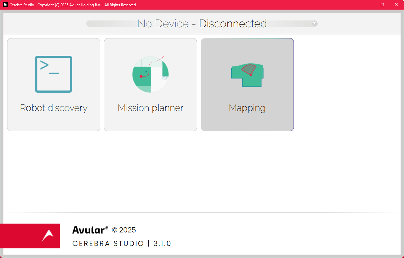 The Mapping module button