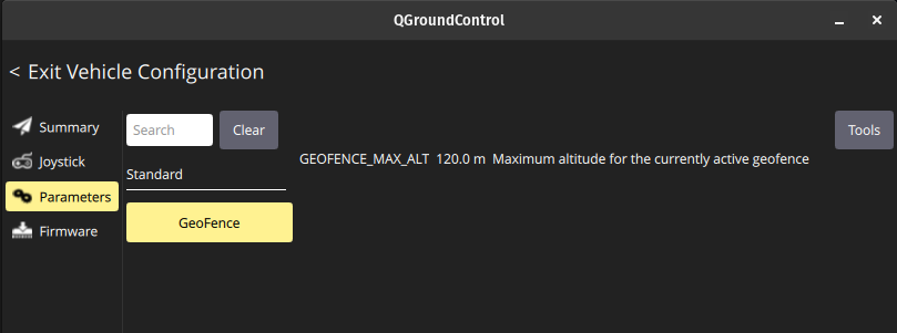 Modifying Parameters - Vertex One